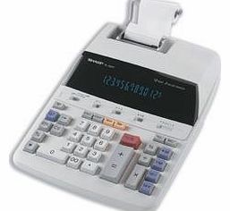 Calculator Printing Mains-power 10-Digit Ref EL1607P