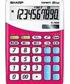 Sharp ELM 332BPK Pink 10 digit desktop Calculator