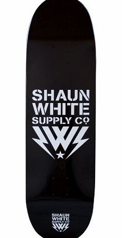 Shaun White Supply Co. Core Logo Skateboard Deck - White, 32 x 8 Inch