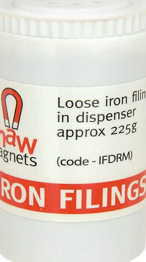 Shaw Magnets Iron Filings Shaker 225g IFDRM