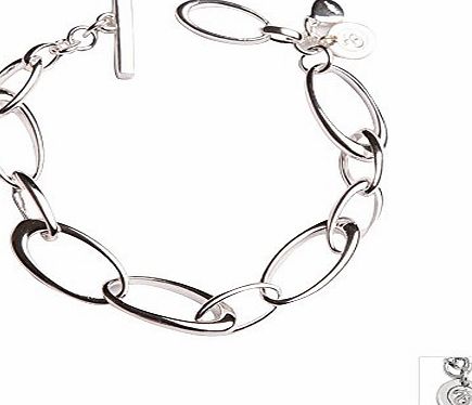 Sheenashona Jewellery 50th Birthday Gift Sterling Silver Ellipse Contemporary Bracelet