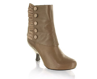 Shellys Ankle Boot With Button Detail