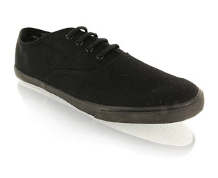 Shellys Funky Canvas Lace Up Shoe