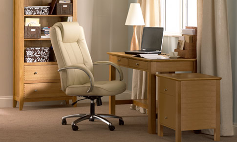 Sherwood home office set - Oak veneer