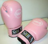 SHIHAN Boxing Gloves Leather / Pink-6oz