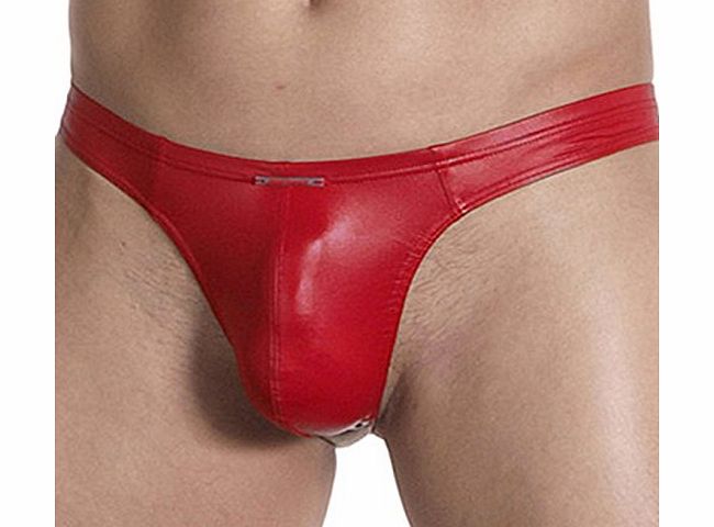 Sexy Mens Underwear Thong G-string Size M~XL Red (XL)