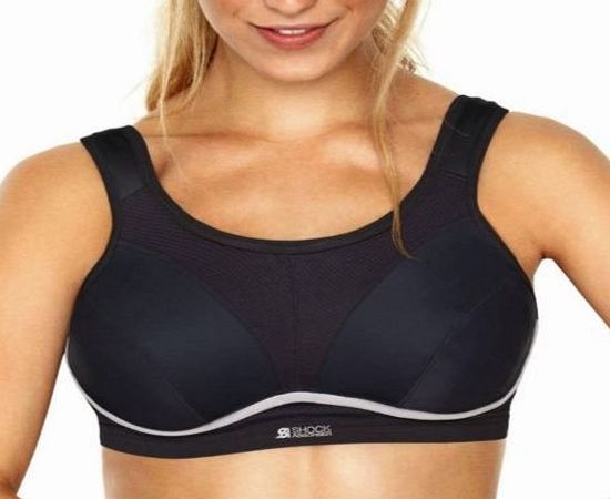 Shock Absorber D  Style Flexiwire Underwired Sports Bra Black S00BV D-H Cup 36F