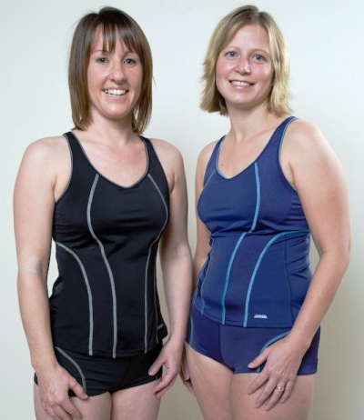 shock Absorber Tankini Top - modelled by
