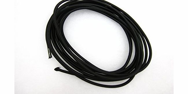 Shock fast 5 mts black elasticated 5mm diameter bungee shock cord - Elastic shockcord rope