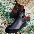SHOE CO oaklahoma buckle western boot