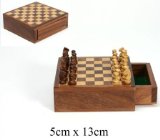 Shop of Legends Wooden Games Set - Magnetic Chess