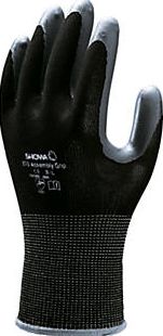 Showa, 1228[^]92420 370 Assembly Grip Gloves Black Large 92420