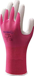 Showa, 1228[^]98076 370 Floreo Nitrile Gloves Pink Small 98076
