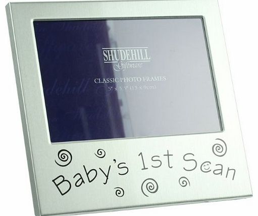 Shudehill Giftware Babys 1st Scan Photo Frame