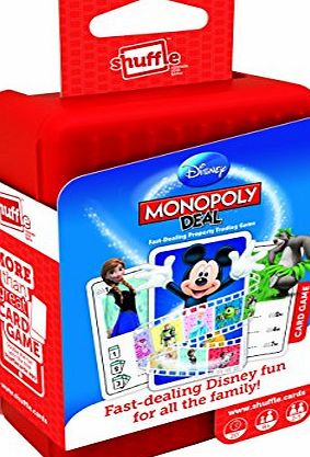 Shuffle Monopoly Deal Disney Card Game