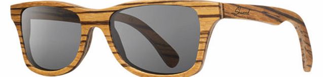 Canby Zebrawood Sunglasses - Grey