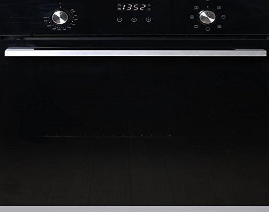 SIA R15 60cm Built In 76L Multi Function Single Fan Electric Oven In Black