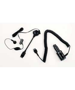 SIEMENS Headset and In-Car Charger Duo Pack