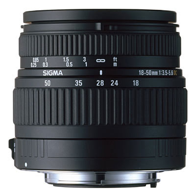 Sigma 18-50mm f3.5-5.6 DC Lens - Canon Fit
