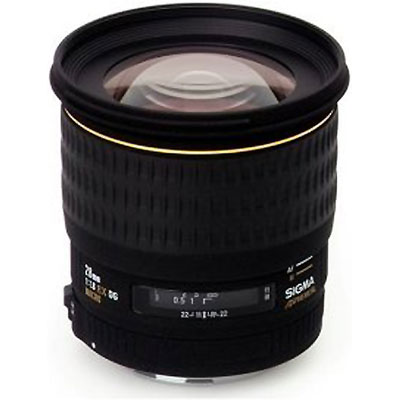 Sigma 28mm f/1.8 EX DG Lens - Pentax Fit