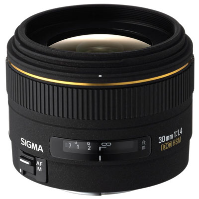 Sigma 30mm f/1.4 EX DC Lens - Sigma Fit
