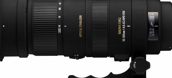 50-500 mm F4-6.3 APO DG HSM Optical Stabilised lens for Nikon Full Frame and Digital APS-C SLR Cameras