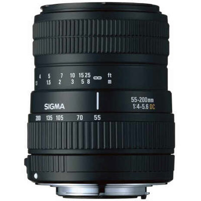55-200mm f4-5.6 DC Lens - Sigma Fit