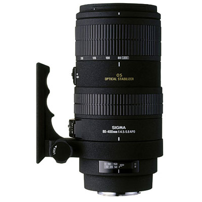 Sigma 80-400mm f4-5.6 EX APO DG OS Lens - Nikon
