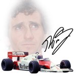 Signed Alain Prost McLaren MP4/2B 1985