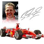 Signed Michael Schumacher Ferrari 248 2006