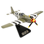 signed P-51B Mustang `Old Crow` Bud Anderson