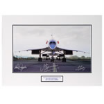 signed Three Pilot Concorde Photo