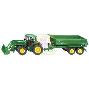 John Deere Front Load and Trailer 1 32 Scale
