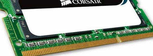SIL CORSAIR Laptop memory - 4 GB DDR3-1333 PC3-10666 CL9 Value Select PC Memory Modules (CMSO4GX3M1A1333C9)