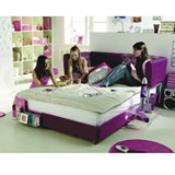 135cm Chill-Out Double Bed Set in Cerise