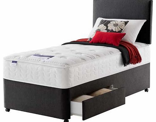 Bowie Memory Single 2 Drawer Divan Bed