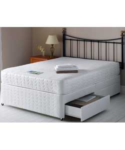 Classic Memory Foam Double Divan Bed