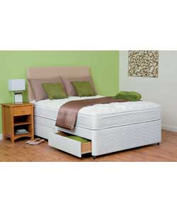 Rutherford Cushiontop Double Divan - 4 Drawer