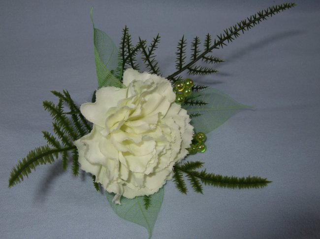 Silk Bouquets Carnation Corsage