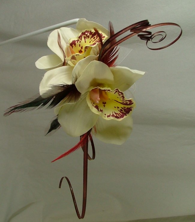 Silk Bouquets Double Orchid Wrist Corsage
