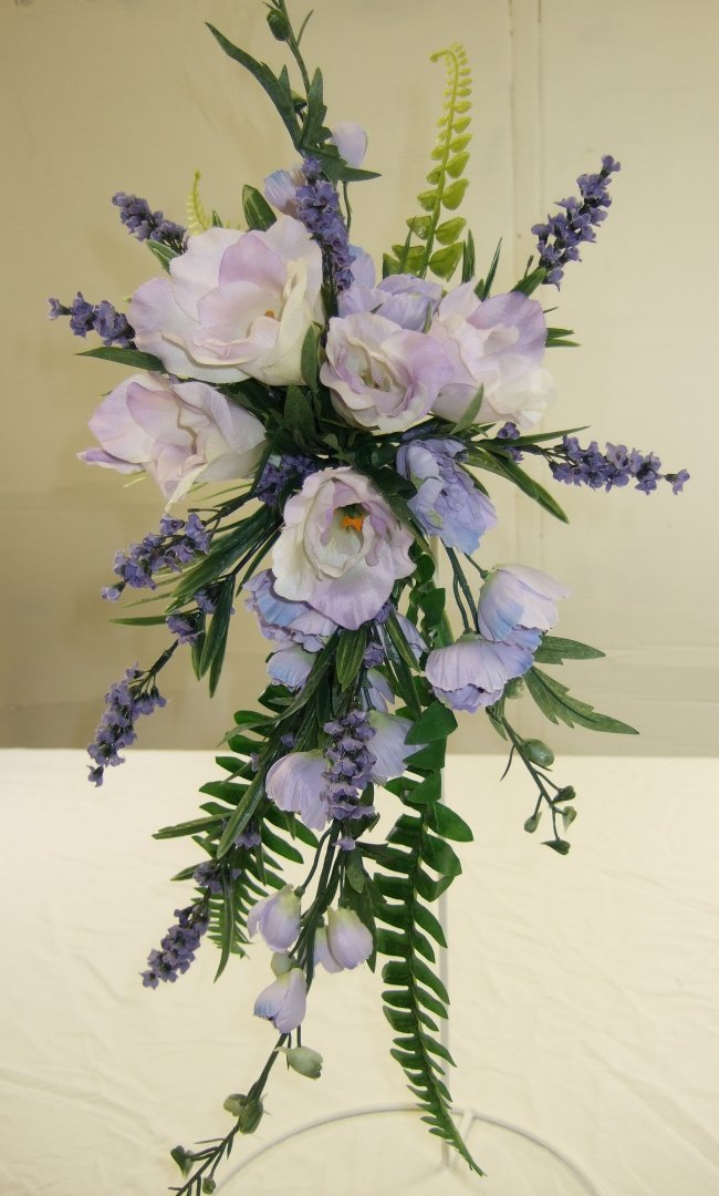 Silk Bouquets Lilac Lisi Bridal Shower