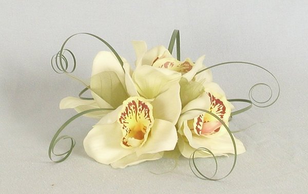 Silk Bouquets Orchid Cake Topper
