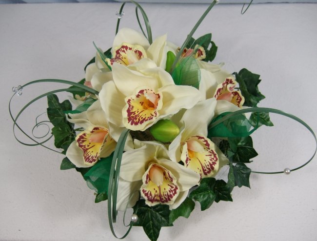 Silk Bouquets Orchid Table Decoration