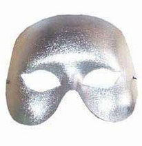 silver COCKTAIL MASK