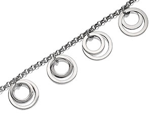 Double Circle Charms Bracelet 061579