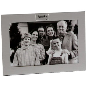 Silver Family Photo Frame