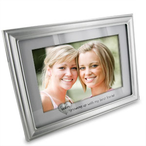Heart Sisters Sentiment 6 x 4 Photo Frame