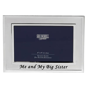 silver Me and My Big Sister Photo Frame