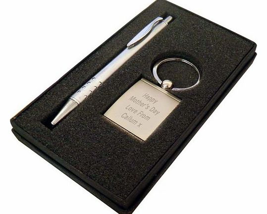 Pen and Personalised Photo Keyring