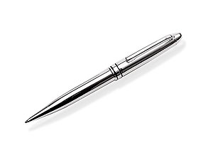 Silver Plated Ballpoint Pen 014027